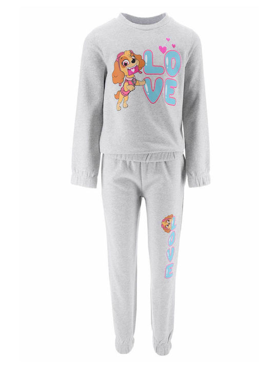 Kids Sweatpants Set Grey 2pcs