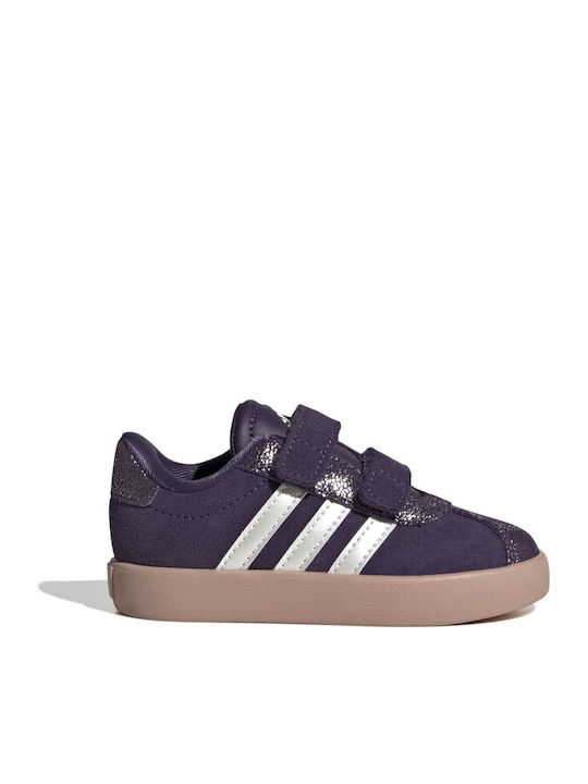 Vl Court 3.0 Παιδικά Sneakers με Σκρατς Μωβ
