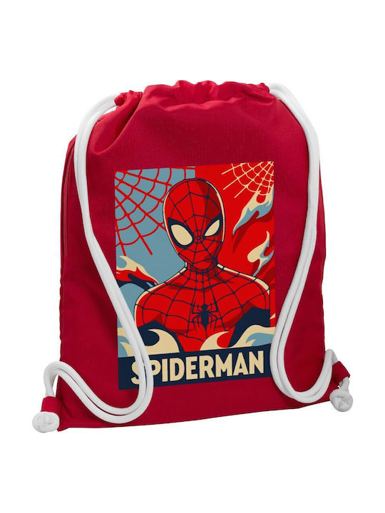 Koupakoupa Spiderman Kid Παιδική Τσάντα Πλάτης Κόκκινη 48x40εκ.