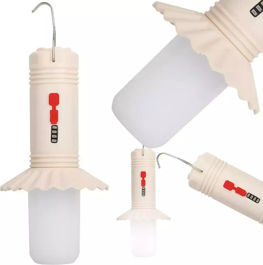 Verk Group LED Glühbirne für Camping Wasserdicht mit Taschenlampe & Powerbank