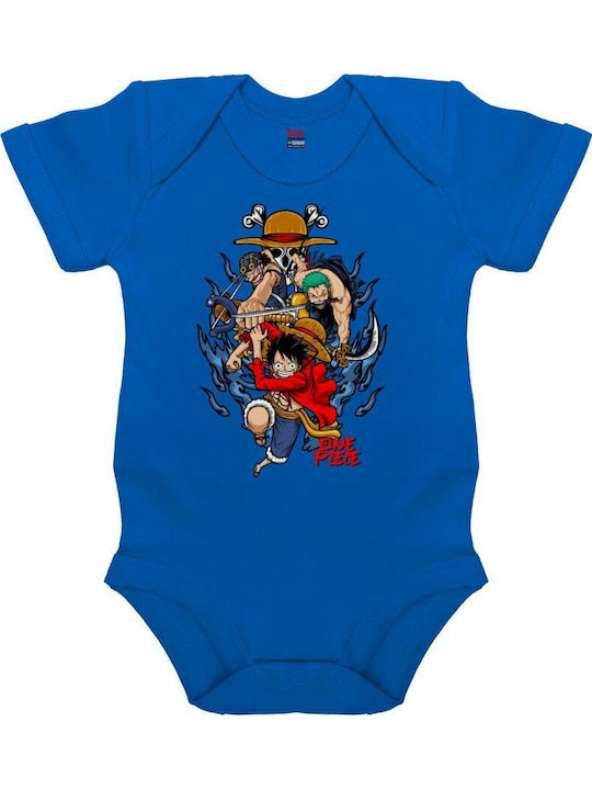 Koupakoupa One Piece Short-Sleeved Cobalt Blue