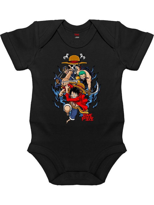 Koupakoupa One Piece Mâneca scurta Black