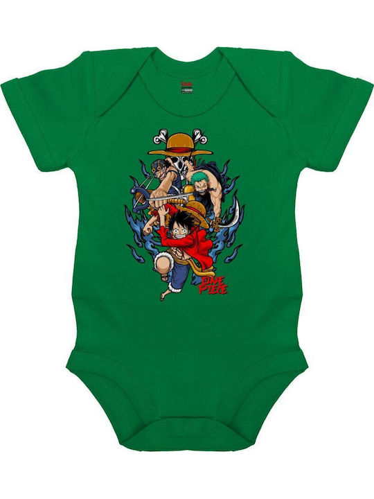 Koupakoupa One Piece Mâneca scurta Green