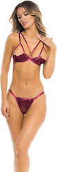 Satin-Set Für Sexy Dessous-Sets Mit Spitze Und Blumenmuster