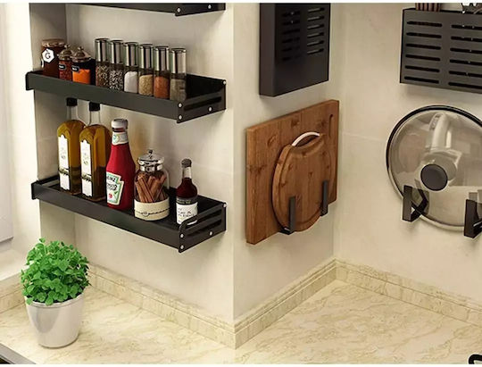 Verk Group Wall Metal Black Shelf