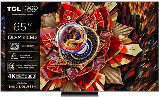 TCL Смарт Телевизор 65" 4K UHD Mini LED 65C9K HDR (2025)