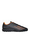Jugend Tf TF Kinder Fußballschuhe und Stollenschuhe mit Rasen Schwarz / Orange