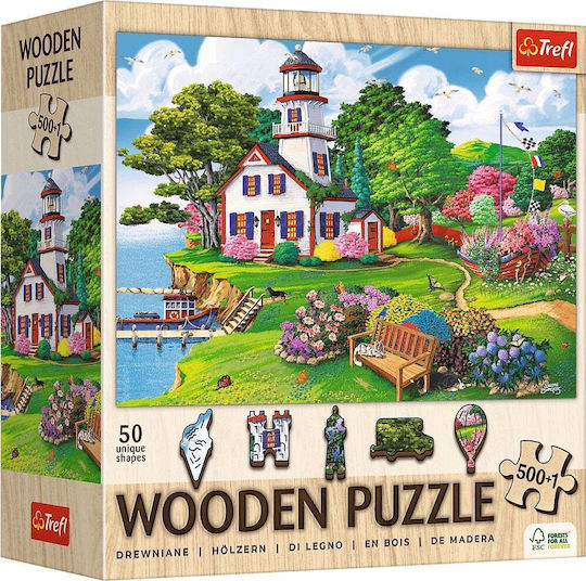 Trefl Puzzle Din Lemn Summer Harbor 501 Piese 20219