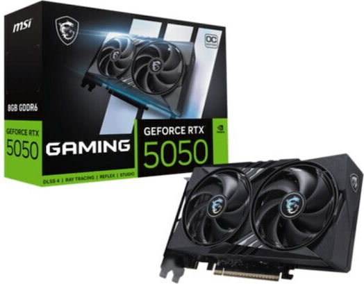 MSI GeForce RTX 5050 8GB GDDR6 GAMING OC Graphics Card