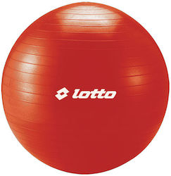 Lotto Μπάλα Μασάζ 65cm σε Κόκκινο Χρώμα