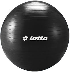 Lotto Μπάλα Μασάζ 75cm σε Μαύρο Χρώμα