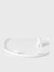 Raeder Dekorative Platte Porzellan Weiß 1Stück 3x3cm