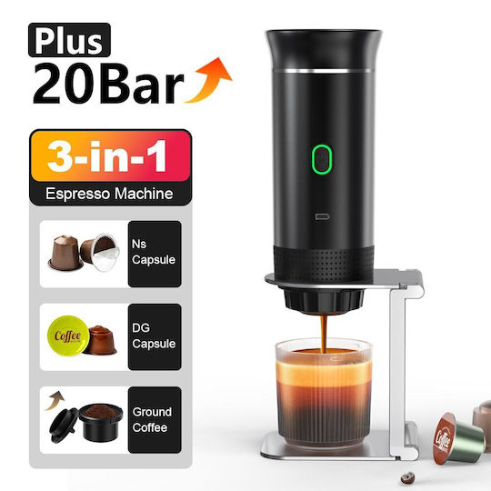 Planet Technology 3 in 1 Electric Coffee Machine 20bar