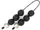 Kompologadiko Scented Begleri with 6 Beads Black