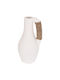 HomeMarkt Decorative Vase Cammer White 18x18x39cm