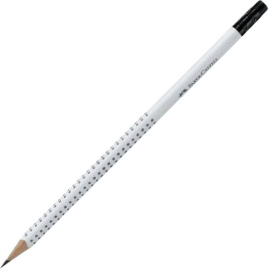 Faber-Castell Grip 2001 Bleistift 2b Mit einem Radiergummi Weiß
