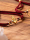 The Gem Stories Women's Bracelet with design Heart made of Steel Gold Plated
