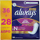 Always Daily Extra Protect Σερβιετάκια 64τμχ