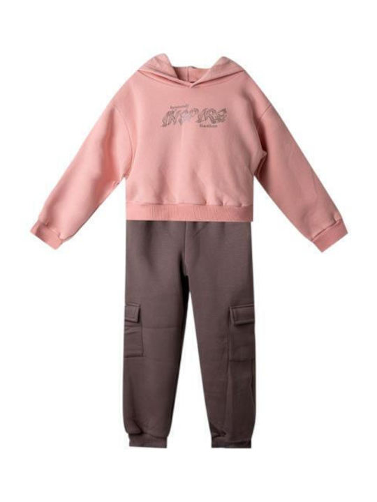 Nek Kids Wear Kinder Sweatpants Set - Jogginganzug Pink Cigar