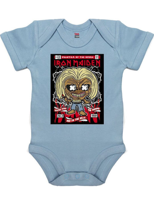 Koupakoupa Iron Maiden (eddie) Къс ръкав Blue