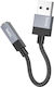 Hoco Μετατροπέας USB-A male σε USB-A / 3.5mm male 1τμχ 306344