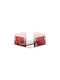Guzzini Χαρτοπετσετοθήκη Πλαστική Μωβ 20x20x20cm 134600TE280