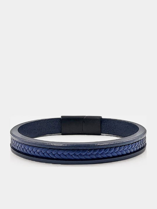 Chrysostomos Herren Armband aus Leder 17cm