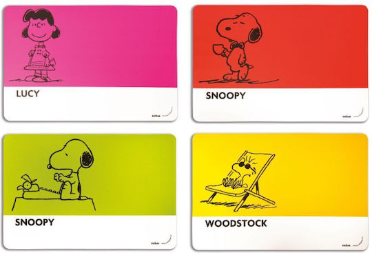 Excelsa Plastic Placemats Multicolour 4pcs Excelsa Plastic Placemats Multicolour 4pcs