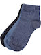 PUMA Kindersocken Quarter Blau 3 Paar