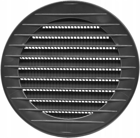 Orno Vent Louver Round with Screen