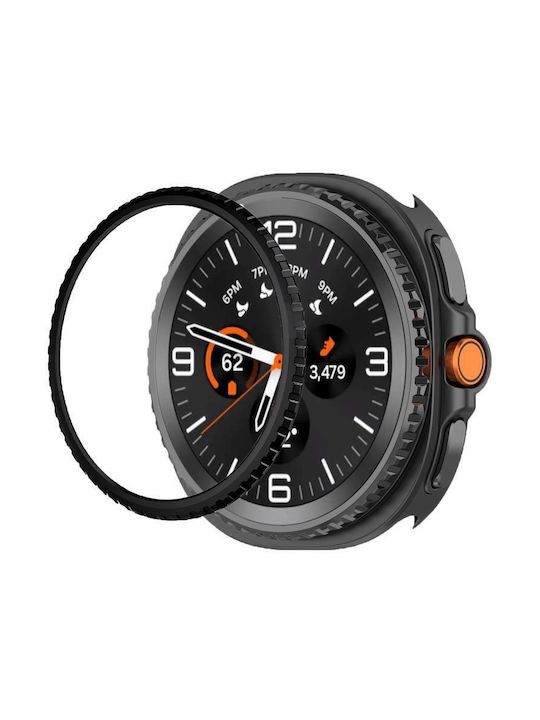 Galaxy Metallhülle in Schwarz Farbe für Samsung Galaxy Watch8 Classic 46mm