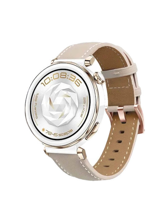 Кайшка Бежов Apple Watch 38/40/41/42mm Huawei Watch GT4/GT5 41mm / GT5 Pro 42mm