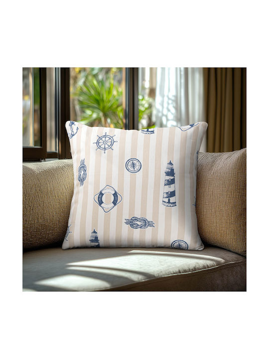 Beauty Home Decorative Pillow Case Navy Design ...