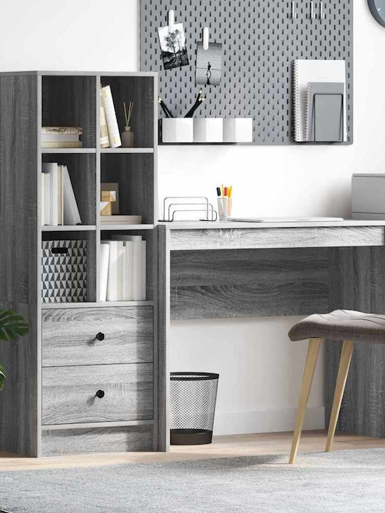 Desk Wooden Grey Sonoma 90x40x76cm