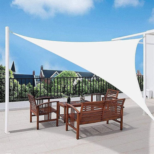 Триъгълник Shade Sail Бял 3x3x5m 180гр/кв.м