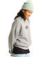 Upworn Retro Crew Γυναικείο Φούτερ Γκρί