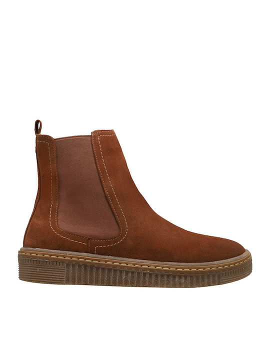 Mancose Suede Women's Ankle Boots Tabac Brown