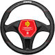 Momo Car Steering Wheel Cover Synthetic Red with Red Stitching