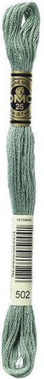 Fire Broderie Mouline Dmc 117 Verde Mentă 502