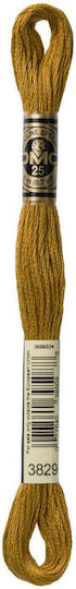 Embroidery Thread Mouline Dmc 117 3829 Gold