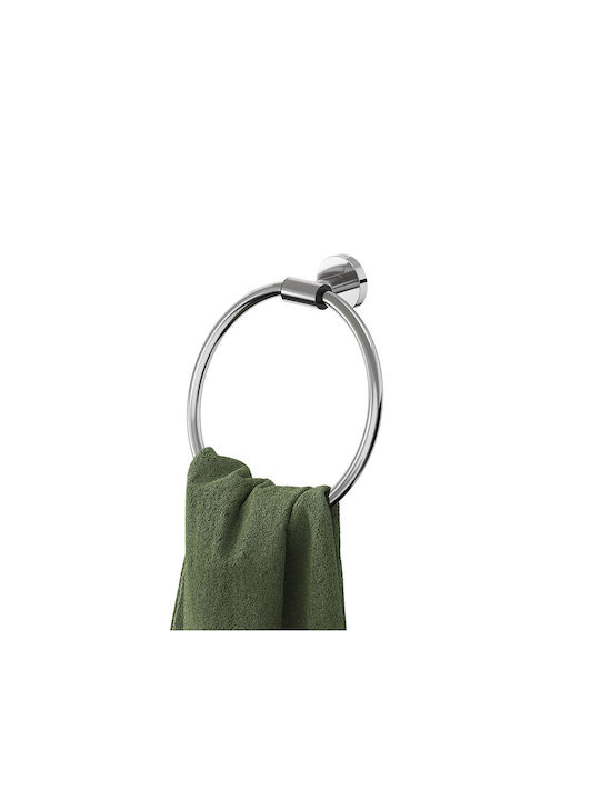 TIGER Ring Badezimmer Einzeln Schrauben Inox Silber