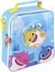 Cerda Baby Shark Geantă De Prânz Școlară De Mână Albastră Baby Shark 22x8x23cm