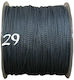 Polypropylen Schnürsenkel Tasche 3mm 150m Rolle 29 Grau