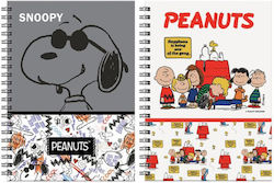 Peanuts Snoopy and Woodstock Спирала Тетрадка На Райета А4 70 Листове (Различни Дизайни)