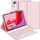Bluetooth Keyboard Case Lenovo Tab M11 in English US – Pink