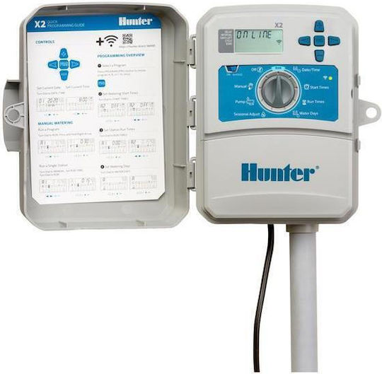 Hunter Industries X2 1401-e Programator Pentru Irigații Electric De Perete 14 Programe Cu Wi-Fi