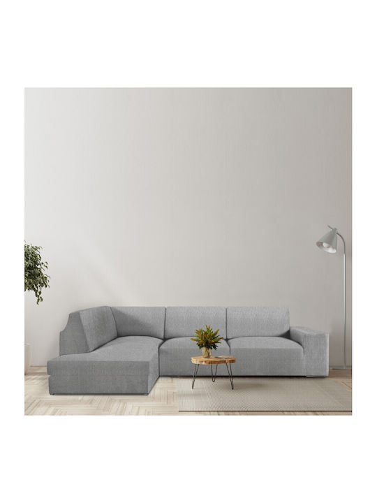 Eysa Elastic Cover for Corner Sofa C/6 Gray 350εκ. 1pcs FK9176I