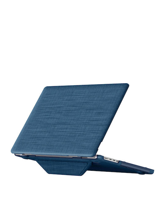 Avizar Macbook Pro 16" Fabric Case Foldable Magnetic Stand Blue
