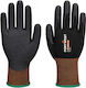 Portwest Gloves for Work Black Nitrile, Leather/Latex 1pcs