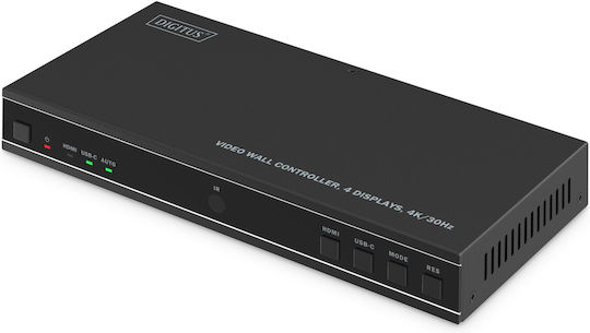 Digitus Ds-55351 Video Wall Controller 4 Displays 4k/30hz Black